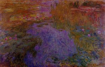 Claude Oscar Monet : The Water-Lily Pond XI